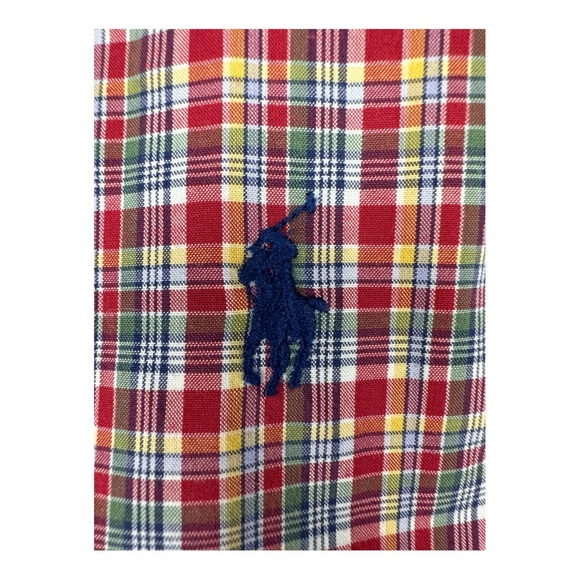 Polo Ralph Lauren Custom Fit Men’s Size L Button Down Plaid Long Sleeve - Picture 7 of 10